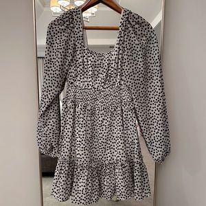 Polka dot Missguided short dress